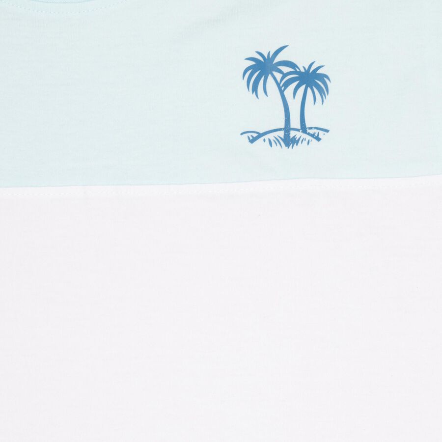 Boys' 100% Cotton Half Sleeves T-Shirt , टील ब्लू, large image number null