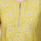 Ladies' Kurta Pyjama Set with Dupatta, ओलिव, small image number null