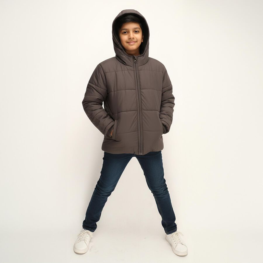 Boys' Jacket, चारकोल, large image number null