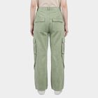 Women's Green Straight Fit High-Rise Jeans, हरा, small