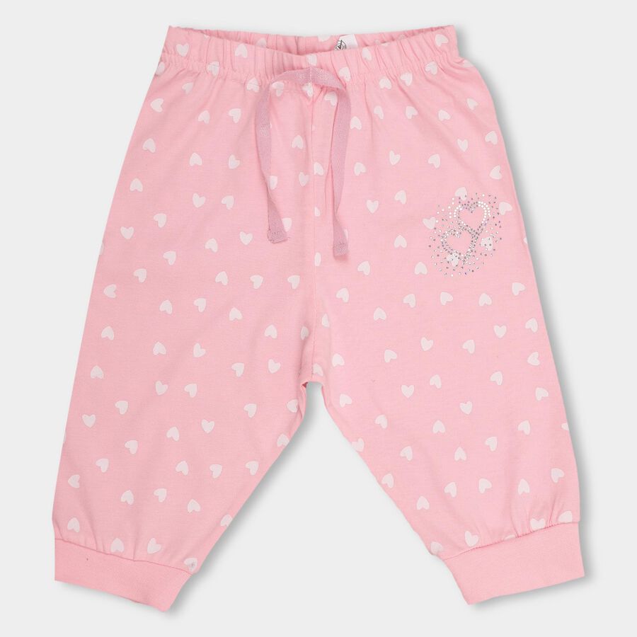 Girls' Capri , हल्का गुलाबी, large image number null