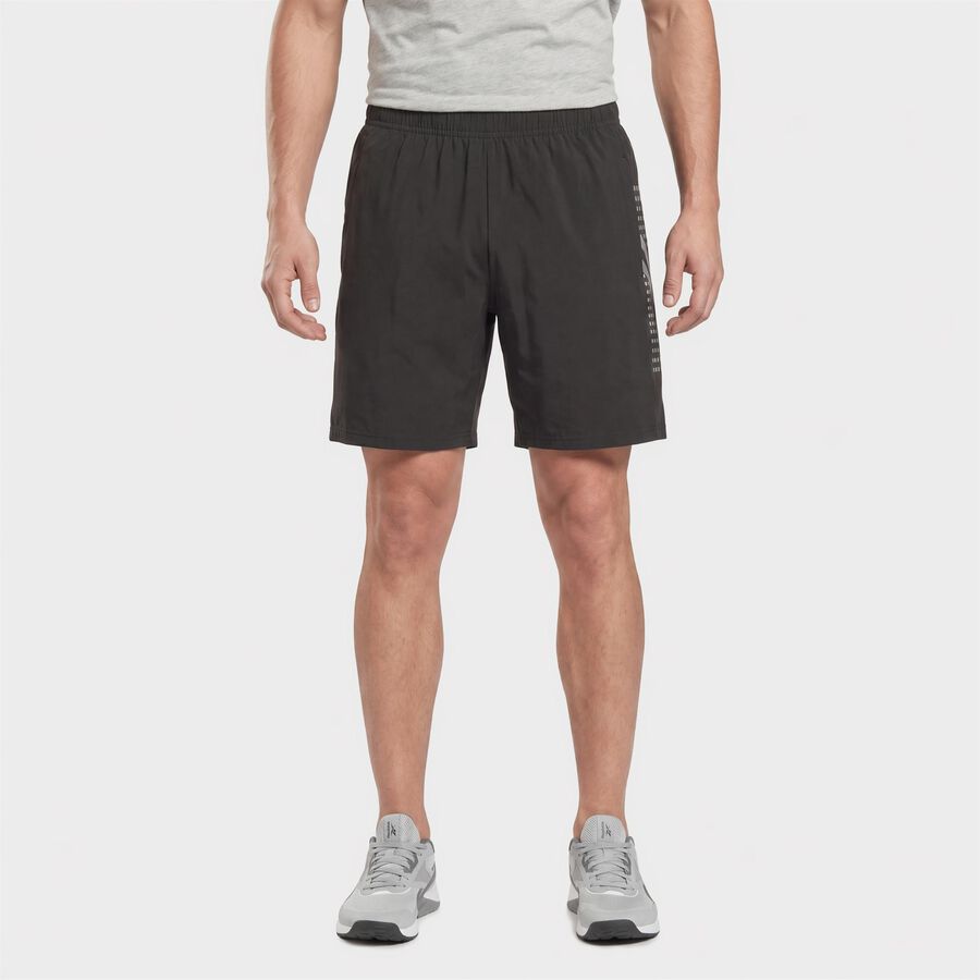 Men's Olive Regular Fit Athletic Printed Bermuda Shorts, Olive, large