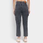 Ladies' 100% Cotton Jeans, Light Grey, small image number null