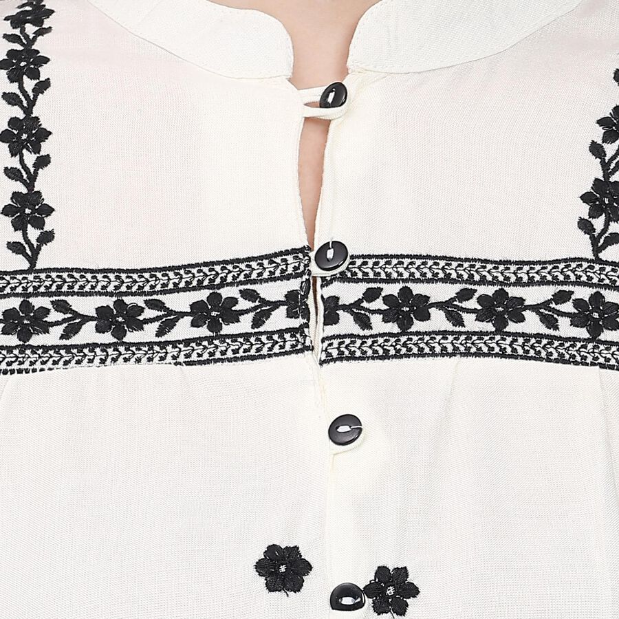 Ladies' Shirt , ऑफ व्हाइट, large image number null