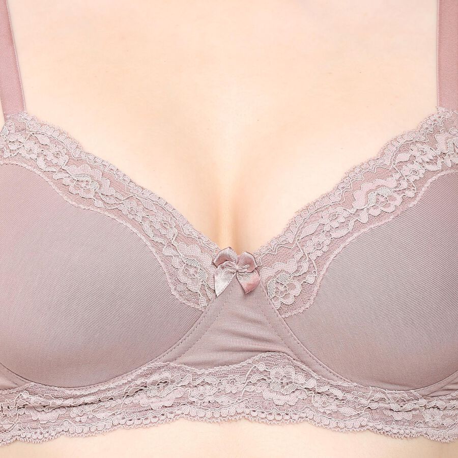 Ladies' Bra , भूरा, large image number null