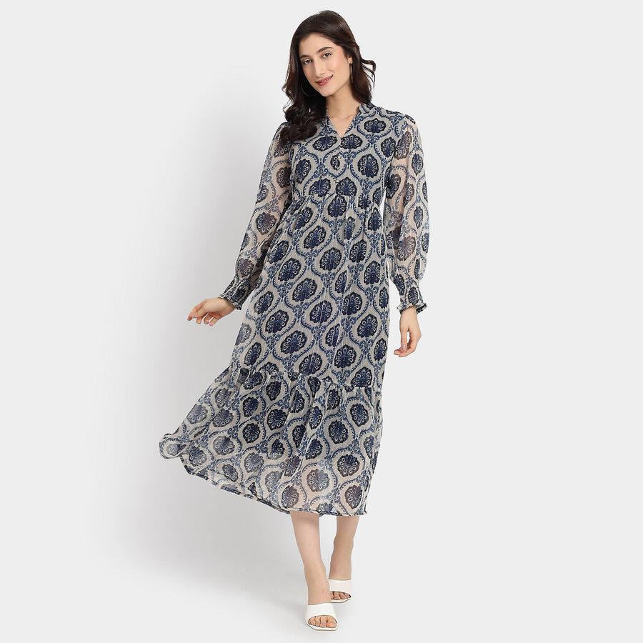 Ladies' Dress, नेवी ब्लू, large image number null