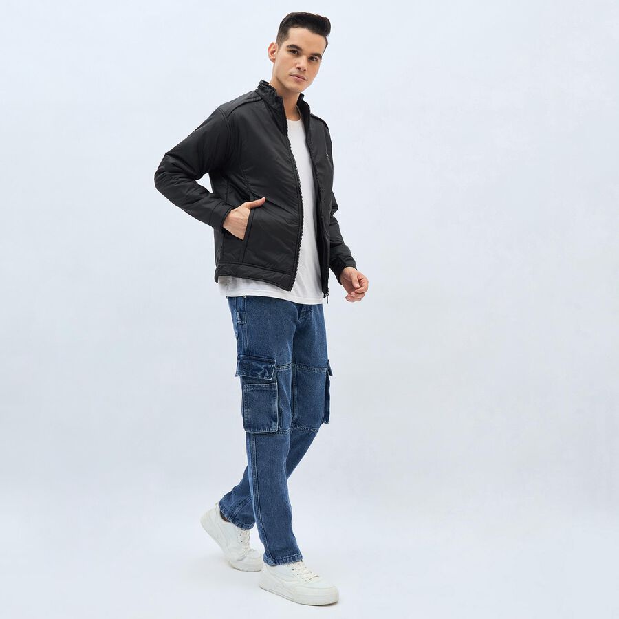 Men's Jacket, काला, large image number null