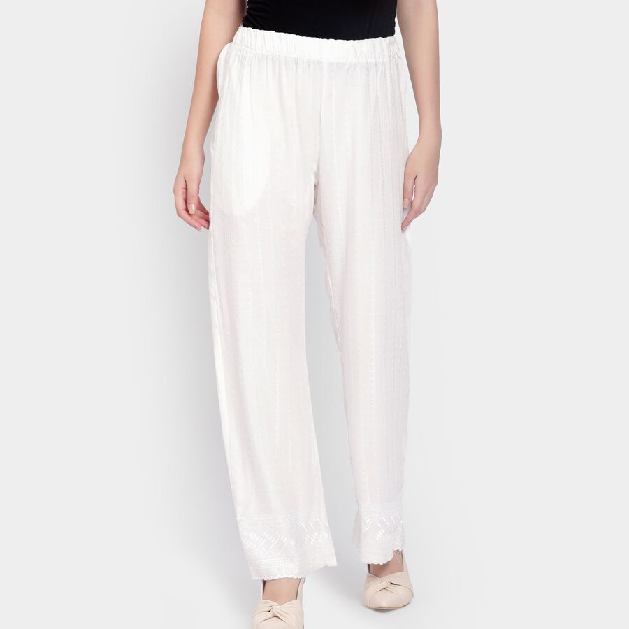 Ladies' Palazzos , Off White, large image number null