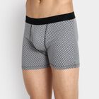 Men's 100% Cotton Trunks, Light Grey, small