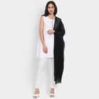 Ladies' Dupatta, काला, small image number null