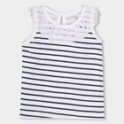 Infants' 100% Cotton Collar T-Shirt , सफ़ेद, small image number null