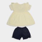 Infant Girls' Short Set , Yellow, small image number null
