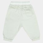 Infants Cotton Solid Trousers, Light Green, small image number null