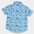 Boys' 100% Cotton Casual Shirt, हल्का नीला, small image number null