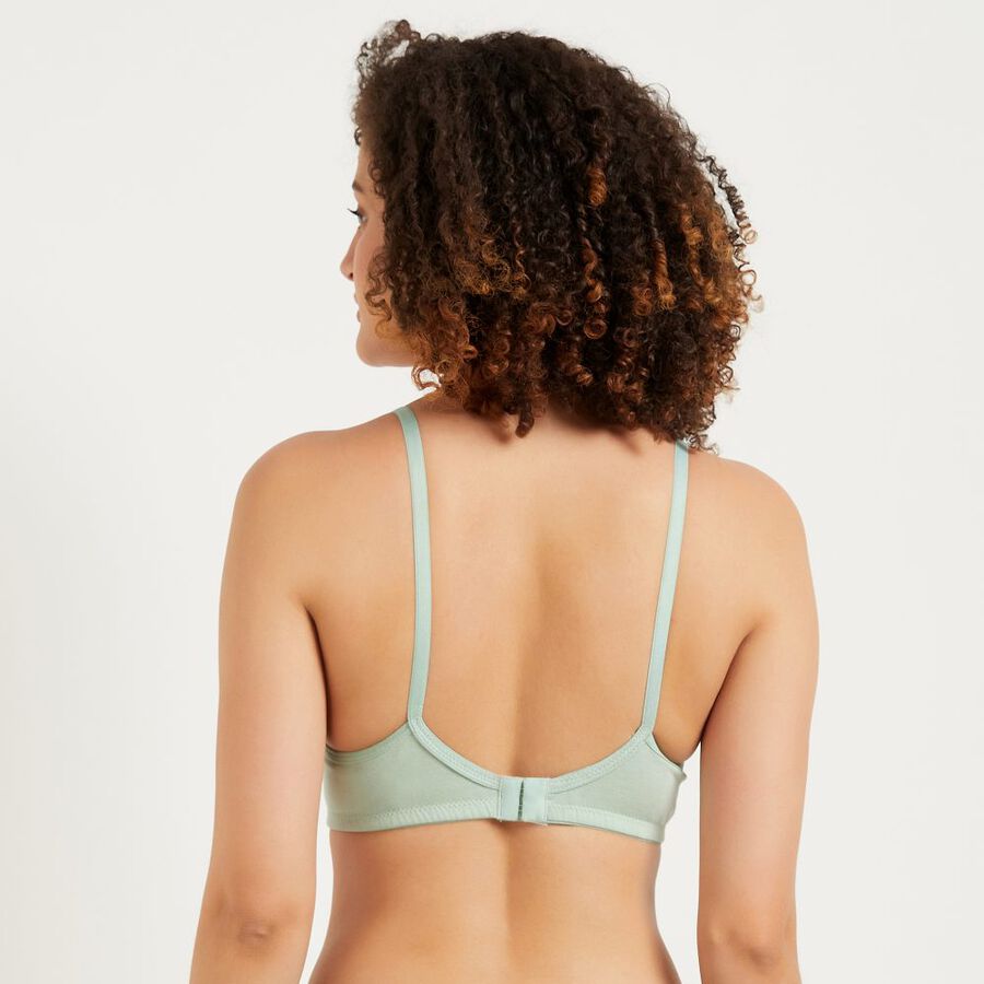 Ladies' Non-Padded Bra, Light Green, large image number null