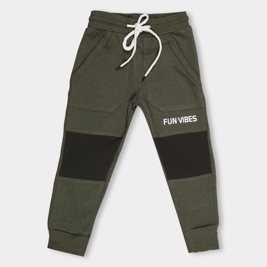 Boys' Olive Green Jogger Pyjama, Olive, large image number null