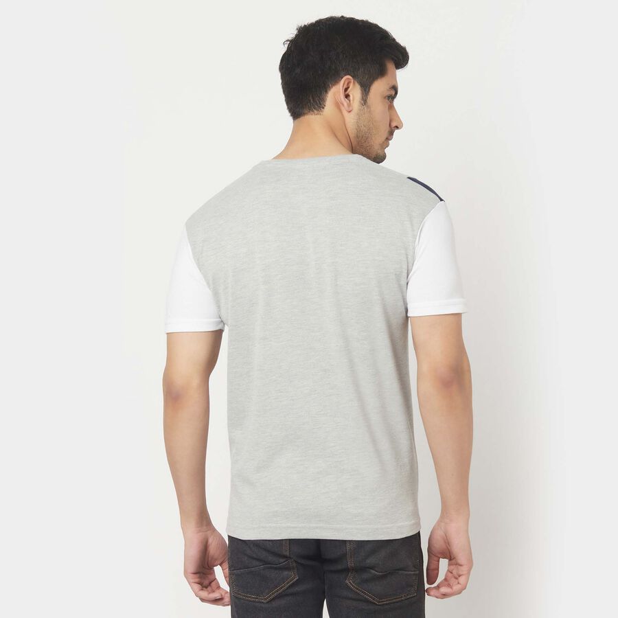 हेनले टी-शर्ट, मिश्रित हल्का ग्रे, large image number null
