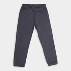Boys' 100% Cotton Trousers , Dark Grey, small image number null