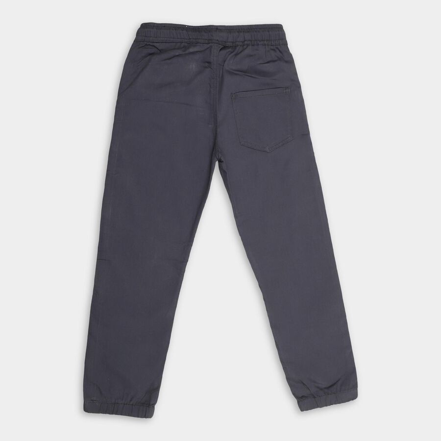 Boys' 100% Cotton Trousers , Dark Grey, large image number null