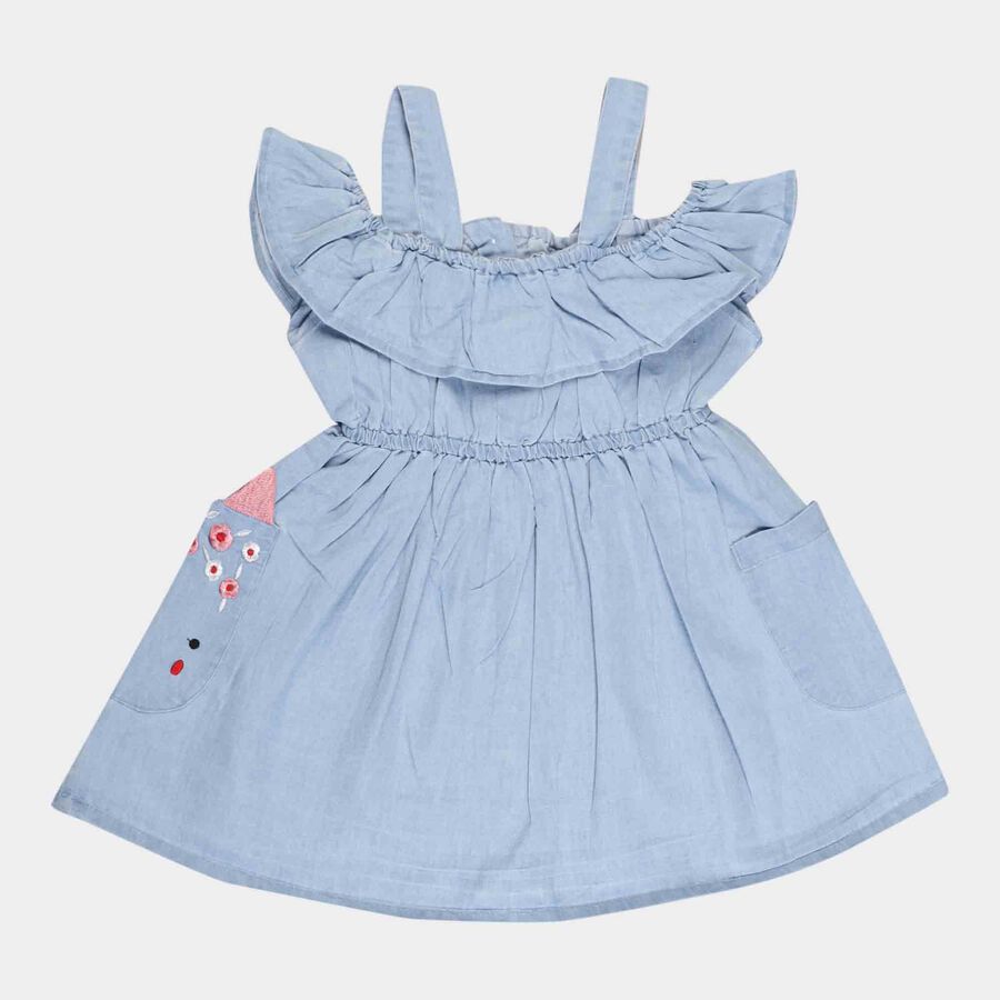 Embellished Frock, Light Blue, large image number null