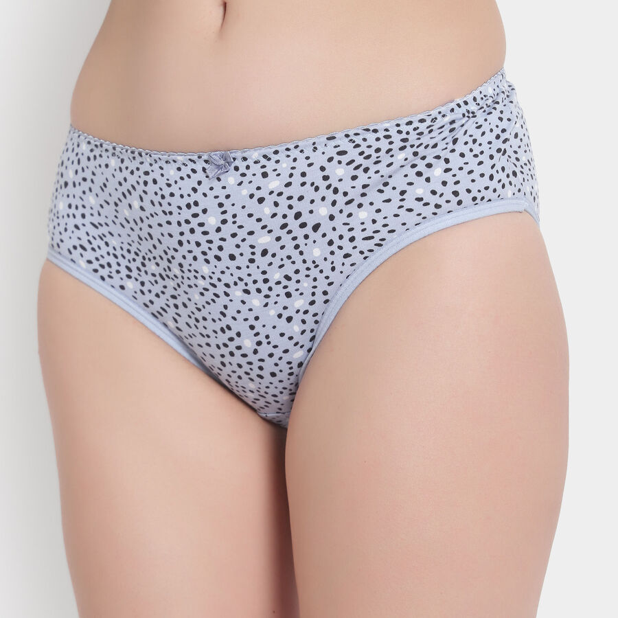 Cotton Printed Panty, Light Blue, large image number null