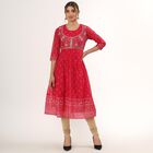 Ladies' Kurta , रानी (फ्यूशिया), small image number null
