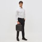 Men's Rich Eggshell White Classic Formal Shirt, सफ़ेद, small image number null