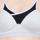 Solid Bra, मिश्रित हल्का ग्रे, small image number null