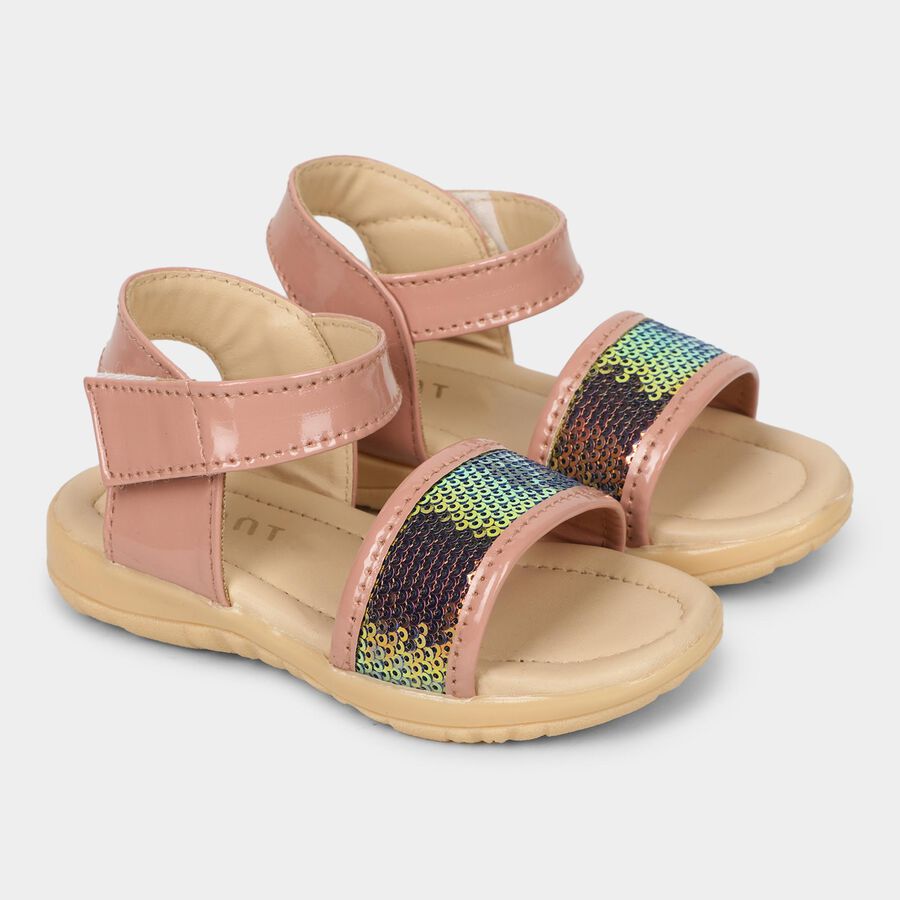 Girls' Sandal, पीच, large image number null