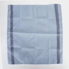 Men's Assorted Multi-color Striped Pack of 3 Handkerchief, एक्वा, small
