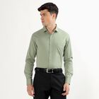 Men's 100% Cotton Formal Shirt, Light Green, small image number null