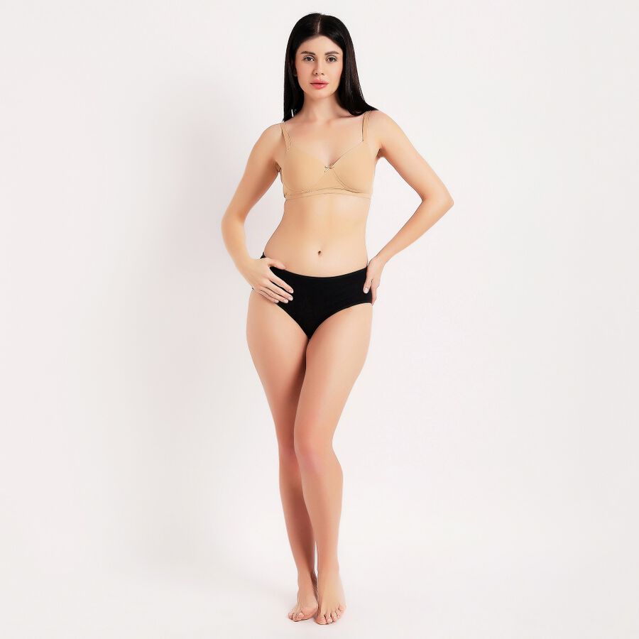 Ladies' Padded Bra, Khaki, large image number null