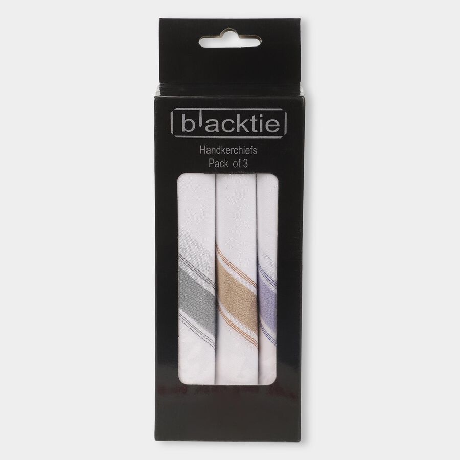 Men's Basic Hanky, White, large image number null