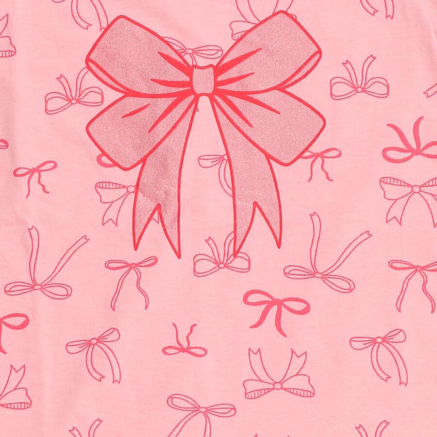 Girls' Frock, Light Pink, large image number null