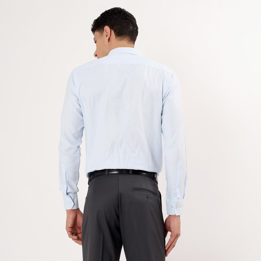 Men's Light Blue Slim Fit Formal Shirt, Light Blue, large image number null