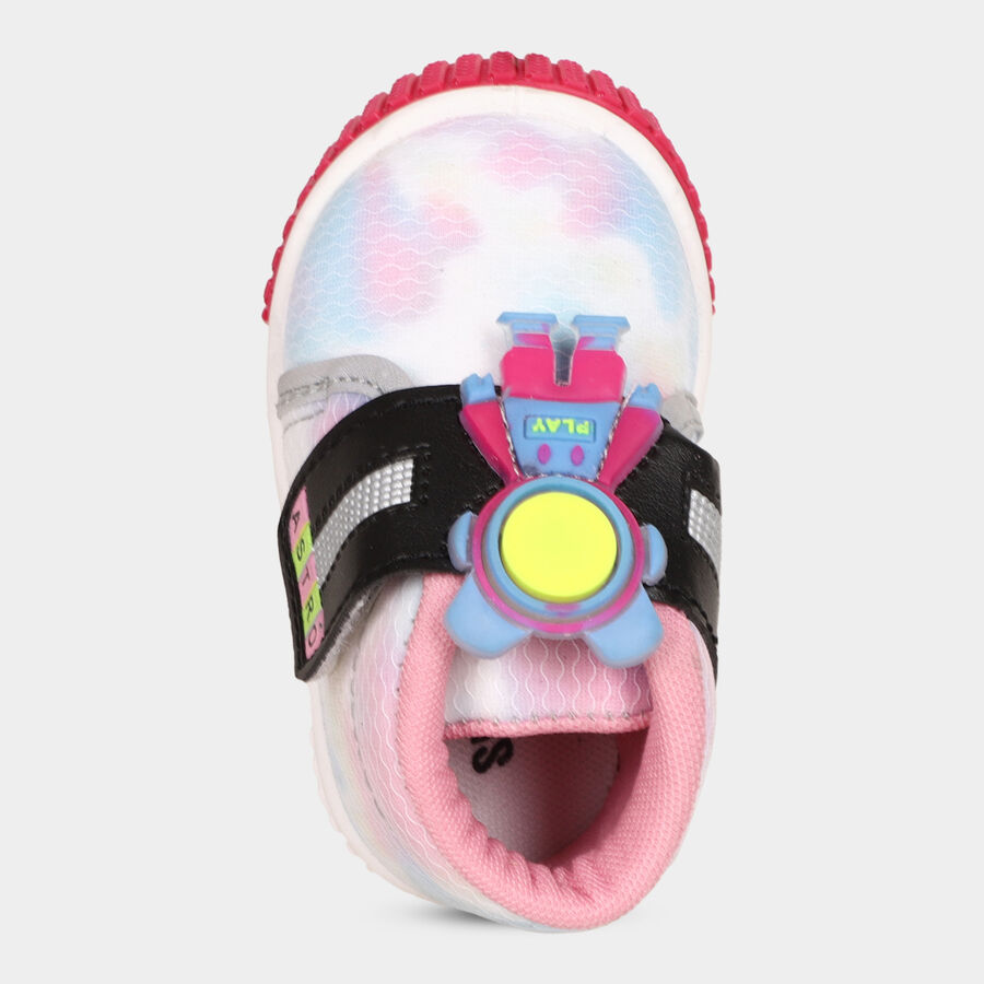 Infant Girl's Shoes, गुलाबी, large image number null