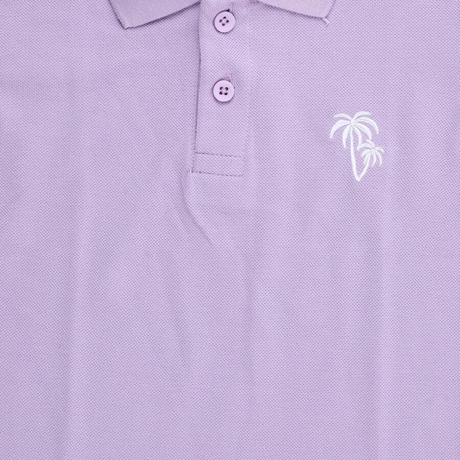 Boys' Half Sleeves T-Shirt, लाइलेक, large image number null