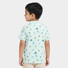 Boys Mint Green Cotton Polo Neck Polo Boys T-Shirt, हल्का हरा, small