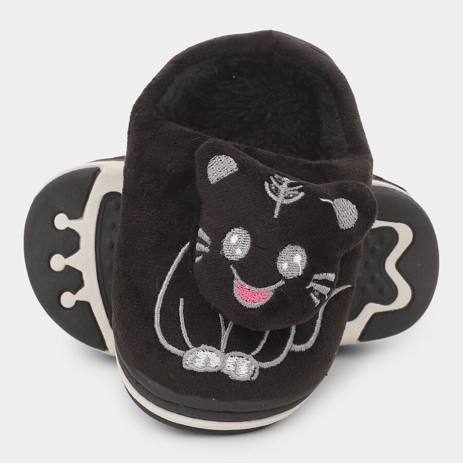 Kids' Winter Slipper, Black, large image number null
