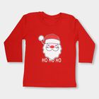 Infants Bright Cherry Red Cotton Round Neck Casual T-Shirt, लाल, small image number null