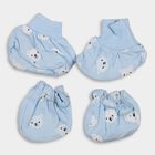 Infants 100% Cotton Gift Set , Light Blue, small image number null