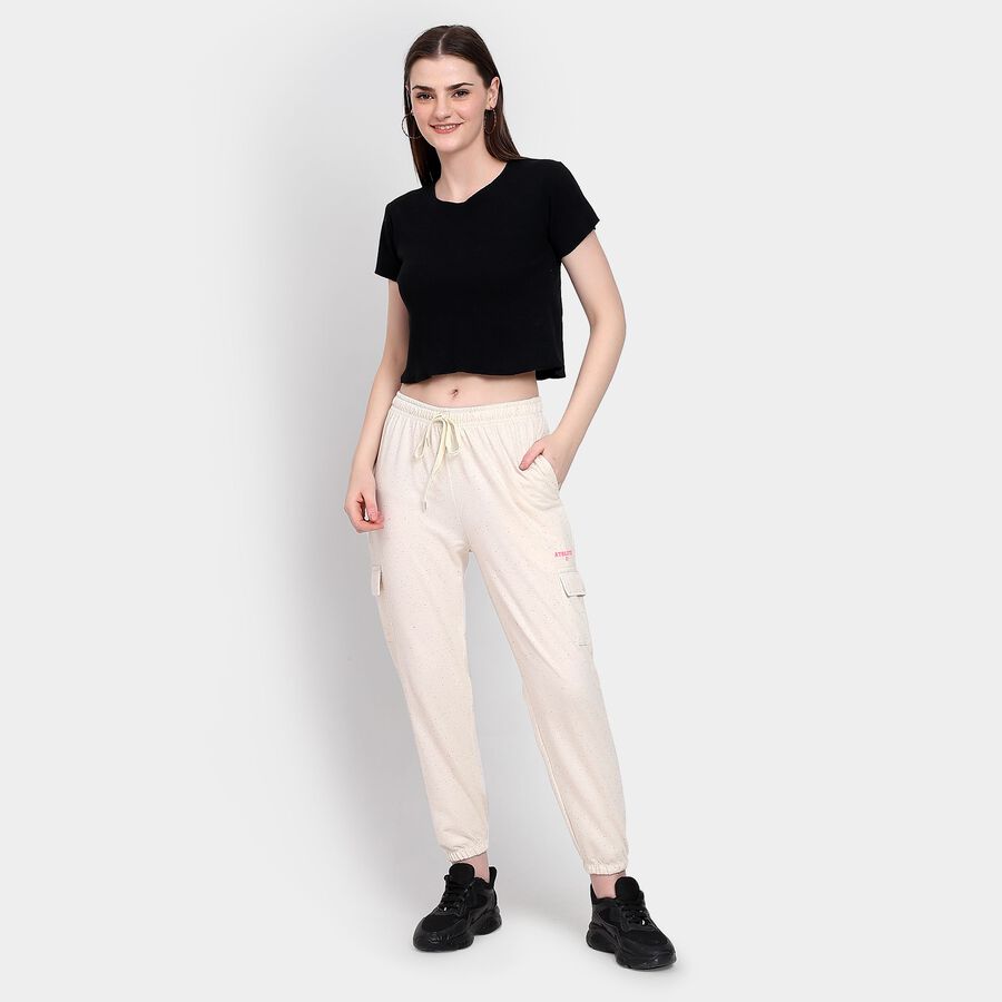 Ladies' Track Pants, ऑफ व्हाइट, large image number null