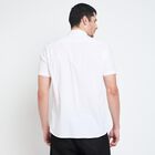 Men's 100% Cotton Casual Shirt , White, small