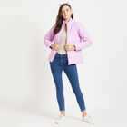 Solid Full Sleeves Jacket, Lilac, small image number null