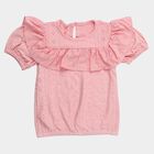 Girls' T-Shirt, हल्का गुलाबी, small image number null