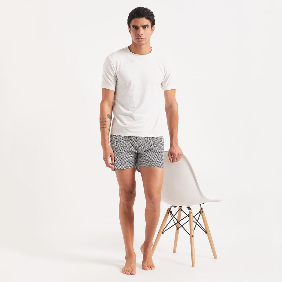 Men's Cotton Boxers, White, large image number null