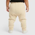 Infants Light Beige Thermal Pants, Beige, small image number null