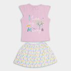 Infants' 100% Cotton Top Skirt, लाइलेक, small