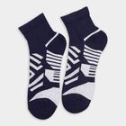 Men's Socks (Pack of 2), मध्यम नीला, small image number null