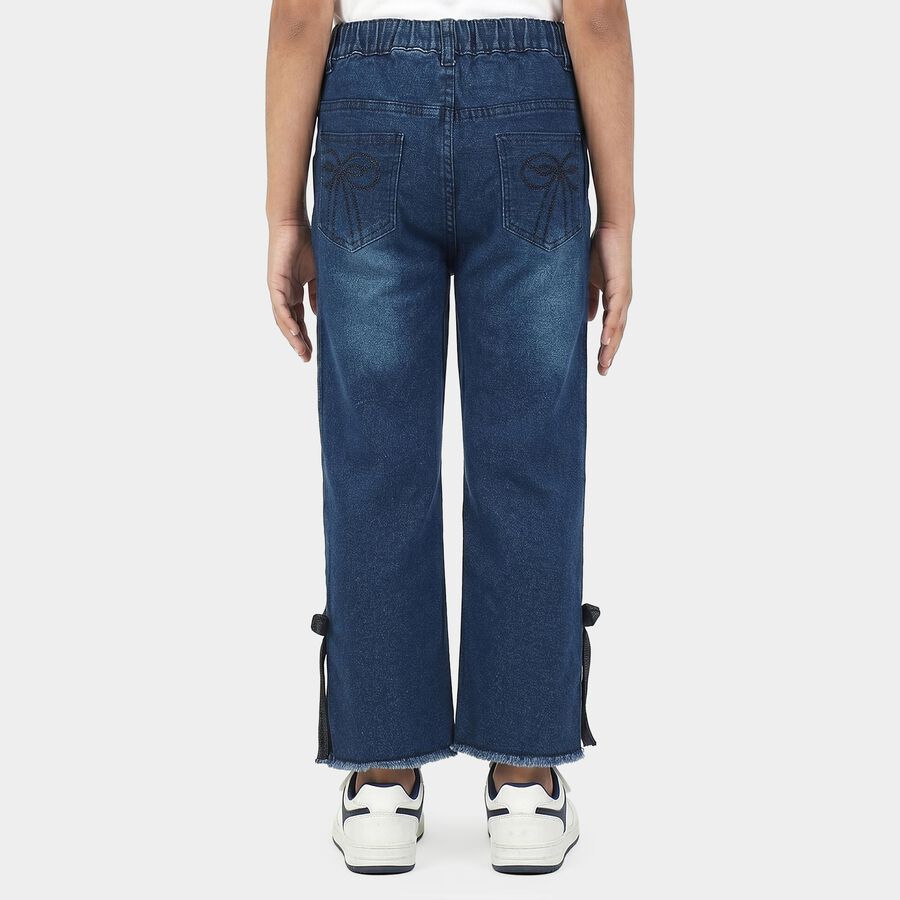 Girls' Jeans, Dark Blue, large